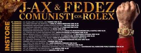 comunisti col rolex tour 2017|J Ax and Fedez live in Taormina .